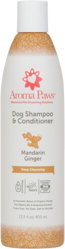 Mandarin Ginger - Deep Cleaning Dog Shampoo and Conditioner - 13.5 oz