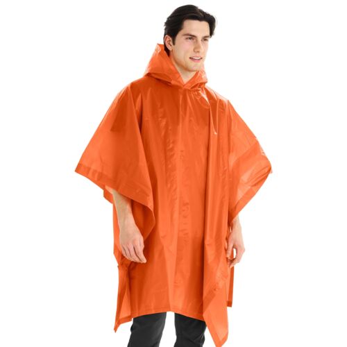 Rain Poncho in Blaze Orange