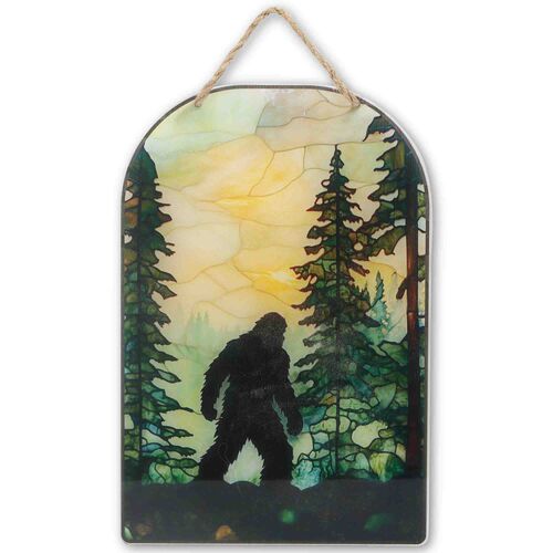 Bigfoot Stained Glass Decor