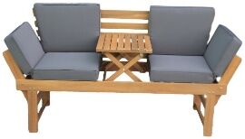 Foldable Function Bench with Side Table