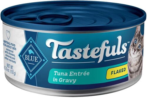Tastefuls Tuna Entree in Gravy Flaked Wet Cat Food 3 oz