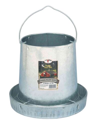 Hanging Metal Poultry Feeder