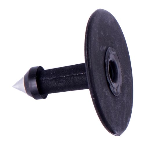All-American Male Button Blank in Black