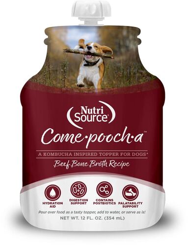 Come-pooch-a Dog Beef Broth Recipe Topper - 12 oz