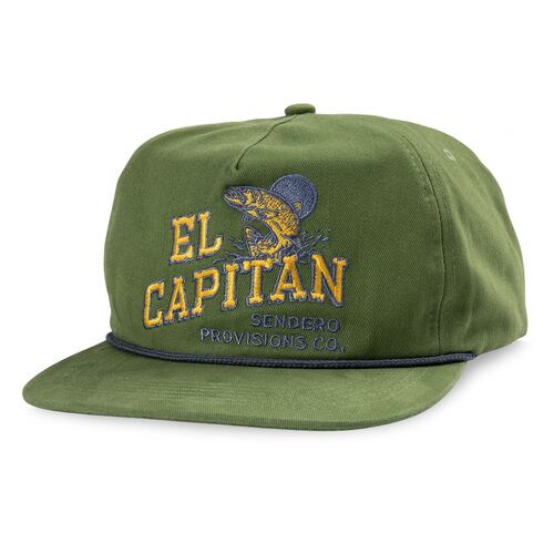 El Capitan Snapback Hat in Green