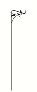 84 Perching Birds Single Offset Sheperd's Hook - Set of 3