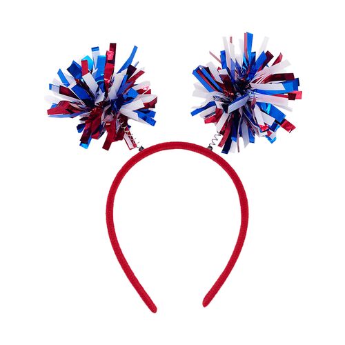 Americana Pom-Pom Headband