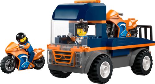 City Motorcycle Transporter Building Set