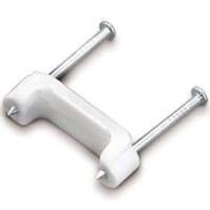 3/4 x 1-1/4" Insulated Plastic Cable Staple