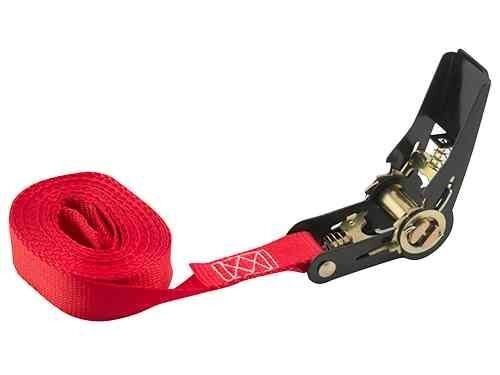 Motorcycle/ATV Ratchet Lashing Tie-Down Strap