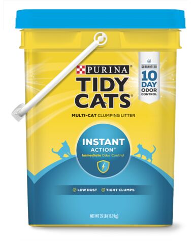 Instant Action Scoopable Cat Litter - 35 lb Pail