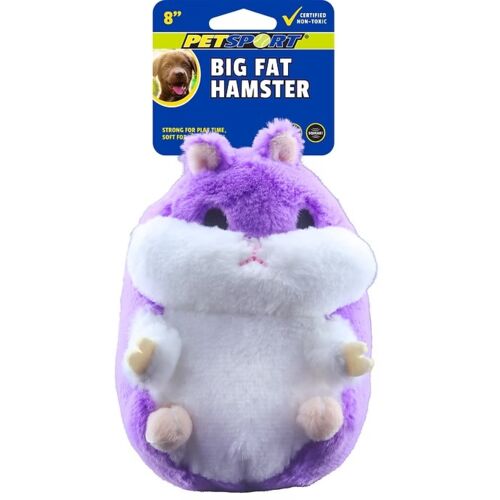 7" Big Fat Hamster Plush Toy with Squeaker