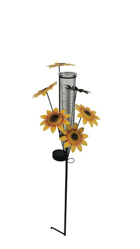 31" Solar Rain Gauge - Assorted