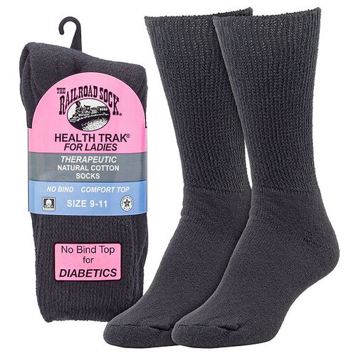 Women's 2-Pack Health Trak Therapeutic Socks