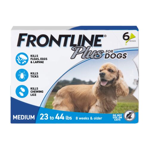 Plus Flea & Tick Treatment for Dogs 23 to 44 lb - 3 Month Supply