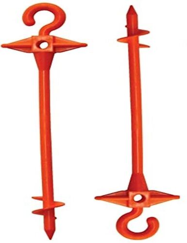 12.5" Twist Anchor in Orange