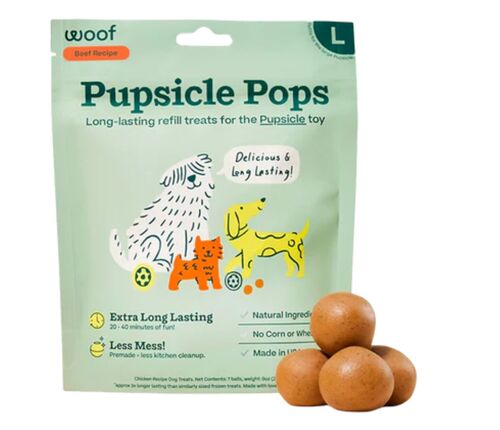 Pupsicle Refill Pops for Large Pupsicle in Beef - 7 Count