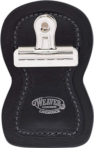 Livestock Leather Show Number Black Holder