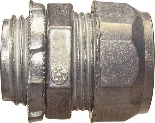 3/4" EMT, Die Cast Zinc Concrete Tight Compression Connector