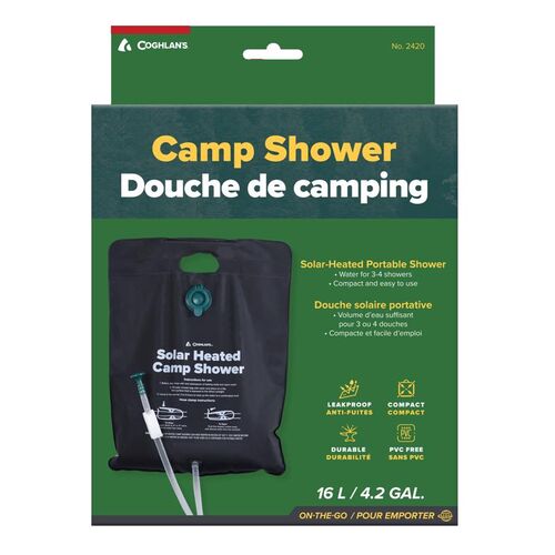 Solar Heated Camp Shower