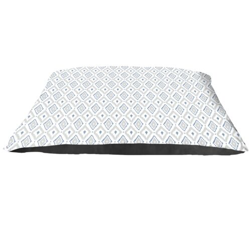 24" x 36" Pet Pillow in White/Blue/Grey