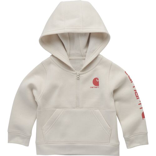 Girls' Long Sleeve Half-Zip Sweatshirt