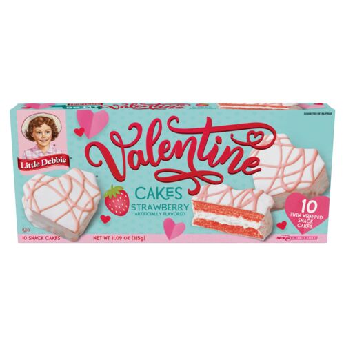 Be My Valentine Strawberry Cakes - 11.09 oz