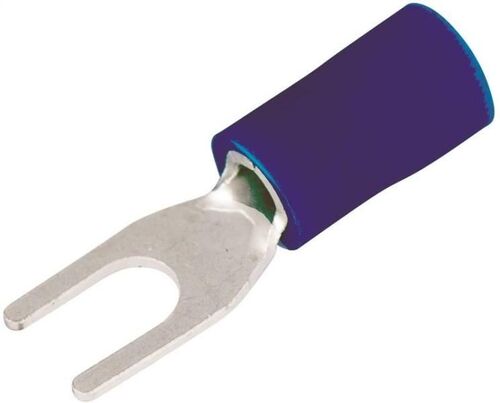 Crimp Spade Terminal 16 - 14 AWG, 600 V Blue