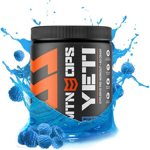 Yeti Explosive Pre-Workout Blue Raspberry - 30 Serving Tub