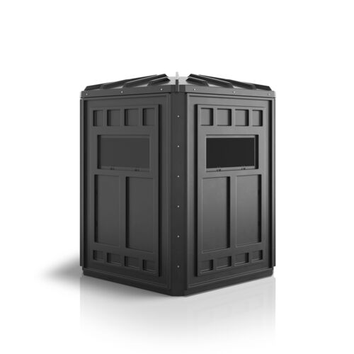 5-Panel Hard Side Blind in Black