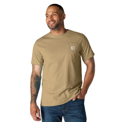 Men's Force Relaxed Fit Midweight Short Sleeve Pocket T-Shirt - Spring Colors
