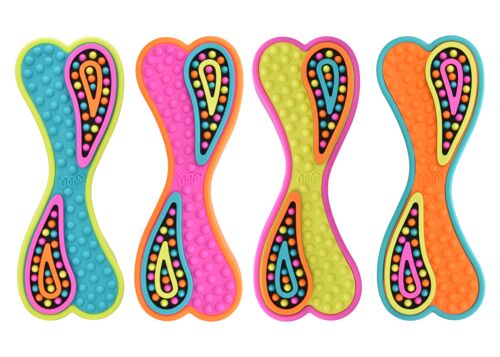 7" Grooverz Bone Dog Toy - Assorted