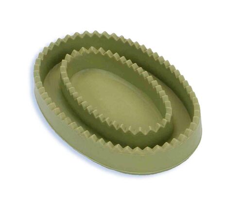 Short Hair Rubber Curry Brush