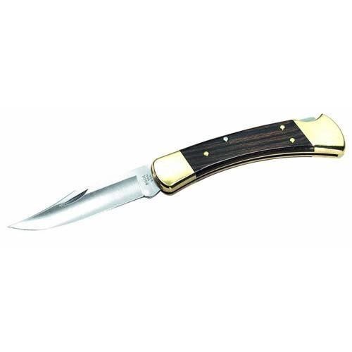 Woodgrain Folding Hunting Knife