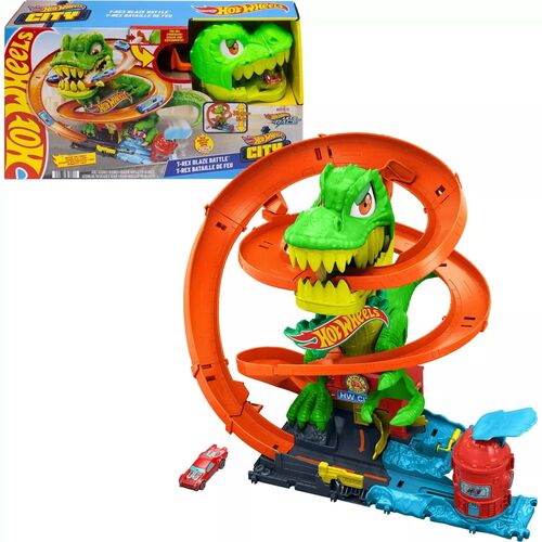 T-Rex Blaze Battle Playset