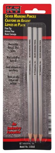 Silver Thin Line Marking Pencil 3 Pack