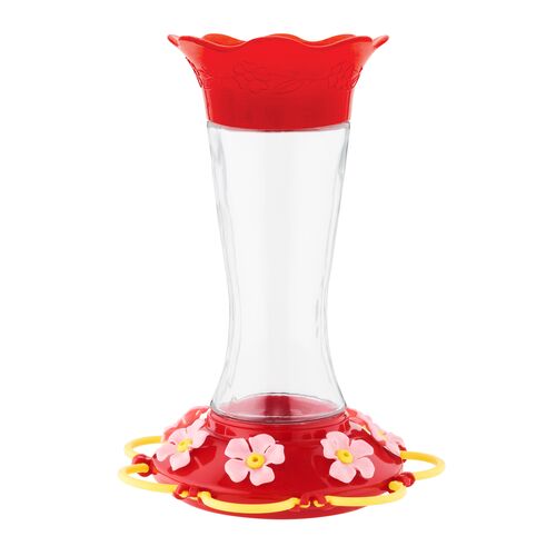 Nature's Yard Wildflower Glass Hummingbird Feeder - 20 oz