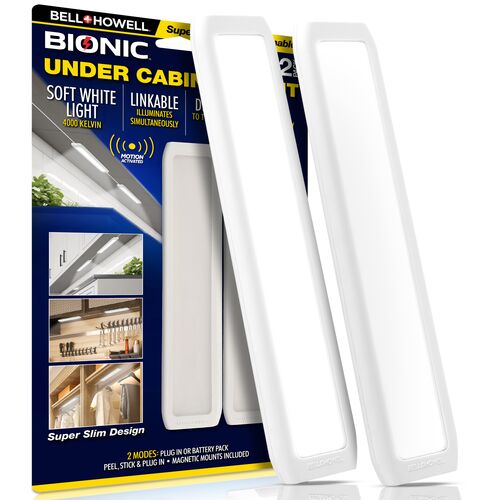 Bell + Howell Bionic Under Cabinet Light 2-Pack