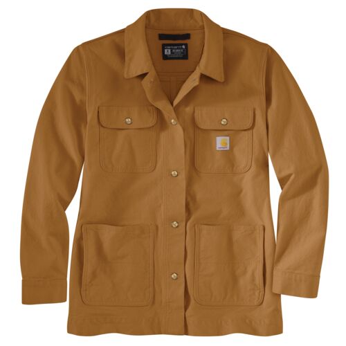 Women's Rugged Flex Loose Fit Canvas Chore Coat