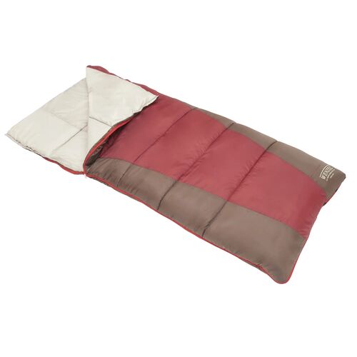 Lakeside 40-50F Degree Rectangular Sleeping Bag in Red