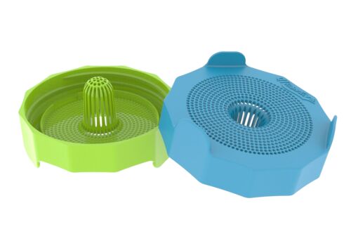 Bean Screen Sprouting Lids for Wide Mouth Mason Jars - 2 Pack