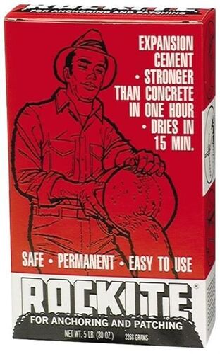 5 Pounds White/Off-White/Gray,  Fast Set Expansion Cement Box Powder