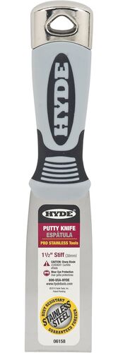 1-1/2" Stiff Pro Stainless Putty Knife