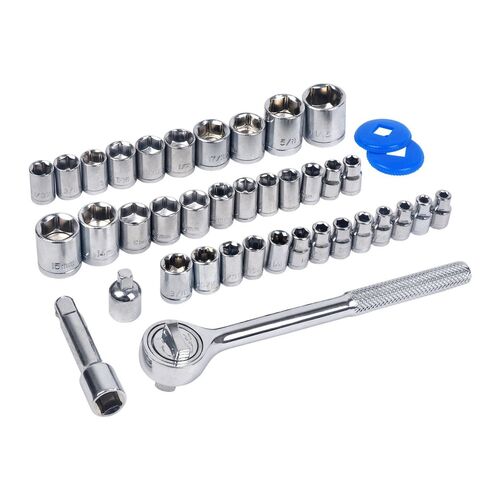 40 Piece Socket And Rachet Handle Set