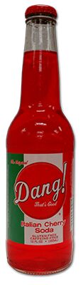 Dang! Italian Maraschino Cherry Soda - 12 oz Glass Bottle
