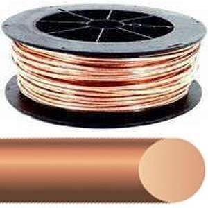 6 AWG CU Solid Bare Copper Solid Wire  (Sold by the Foot)