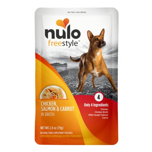 FreeStyle Meaty Pouches Chicken, Salmon & Carrot Recipe for Dogs - 2.8 oz
