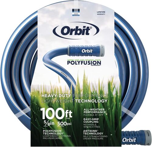 Polyfusion Garden Hose - 5/8" x 100'