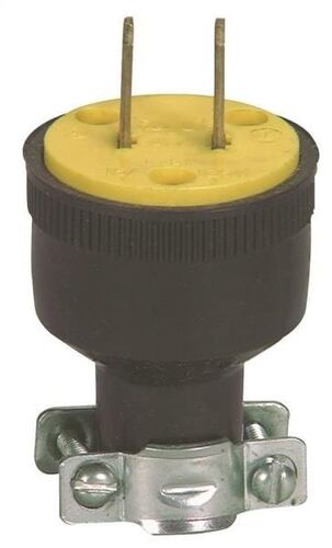 Non-Grounded Straight Blade Round Electrical Plug