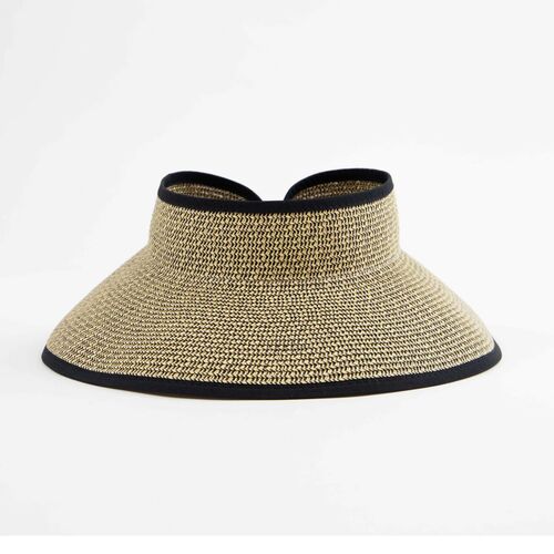 Women's Ultrabraid Large Brim Visor in Multi/Black